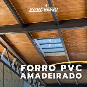 FORRO DE PVC AMADEIRADO